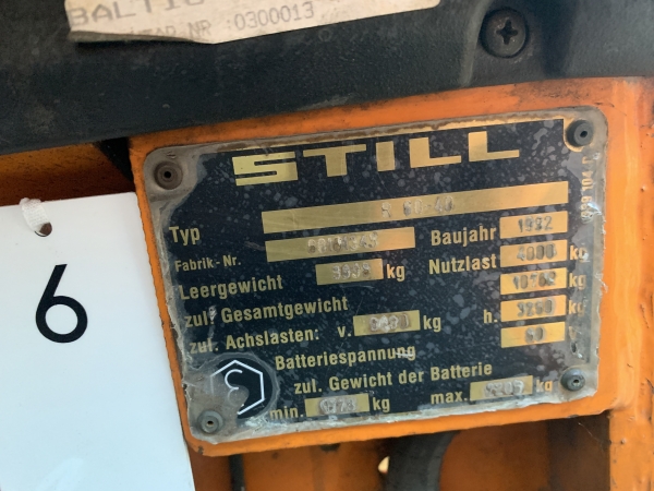 Still Elektrogabelstapler R60-40 (W6)
